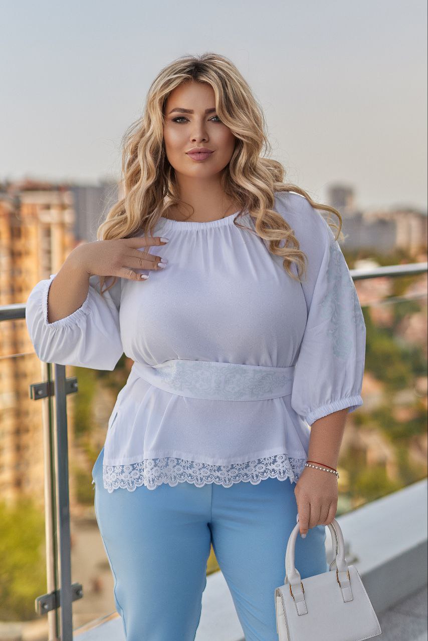 Комплект с апликация на ръкава - Twiggy Shop