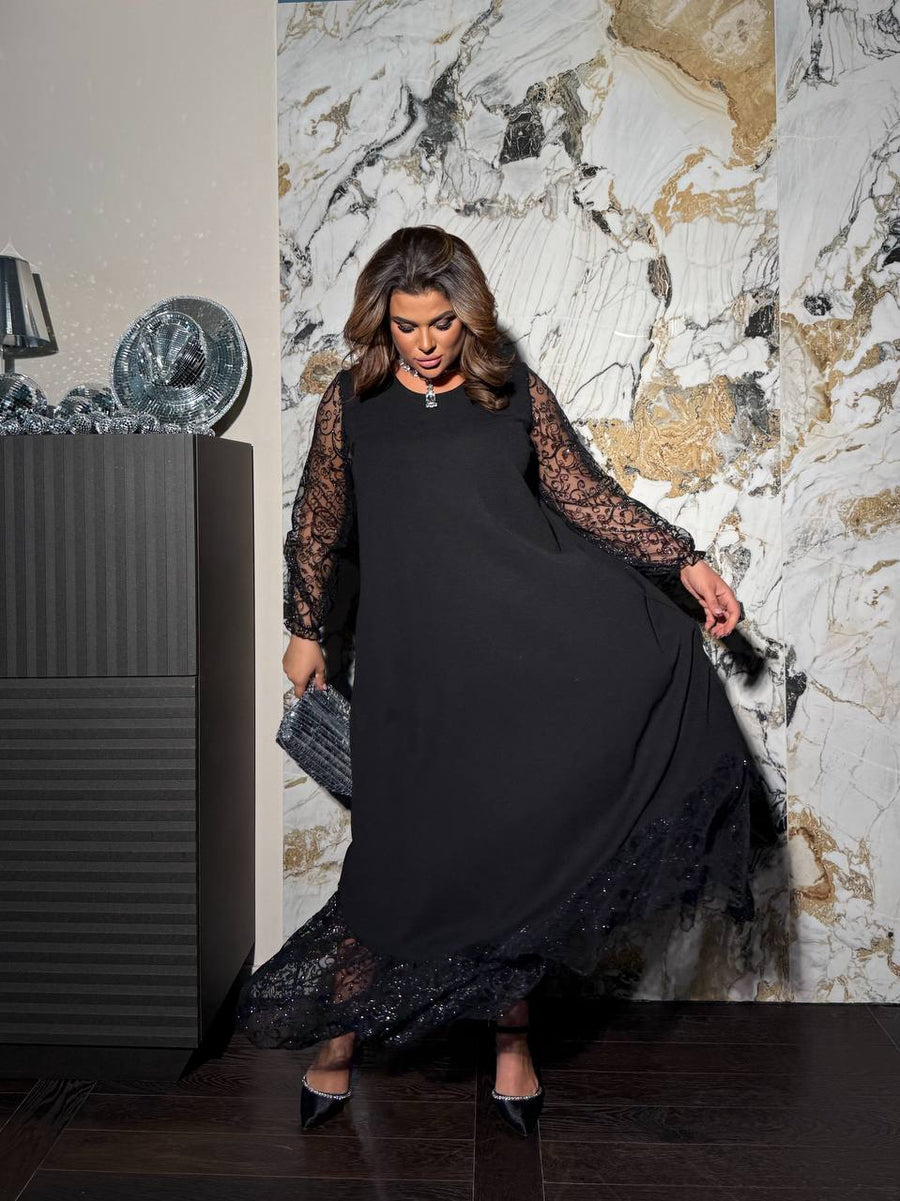 Вечерна рокля с тюл - Twiggy Shop