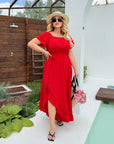 Дълга рокля от софт с волани - Twiggy Shop