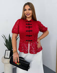 Дантелена блуза