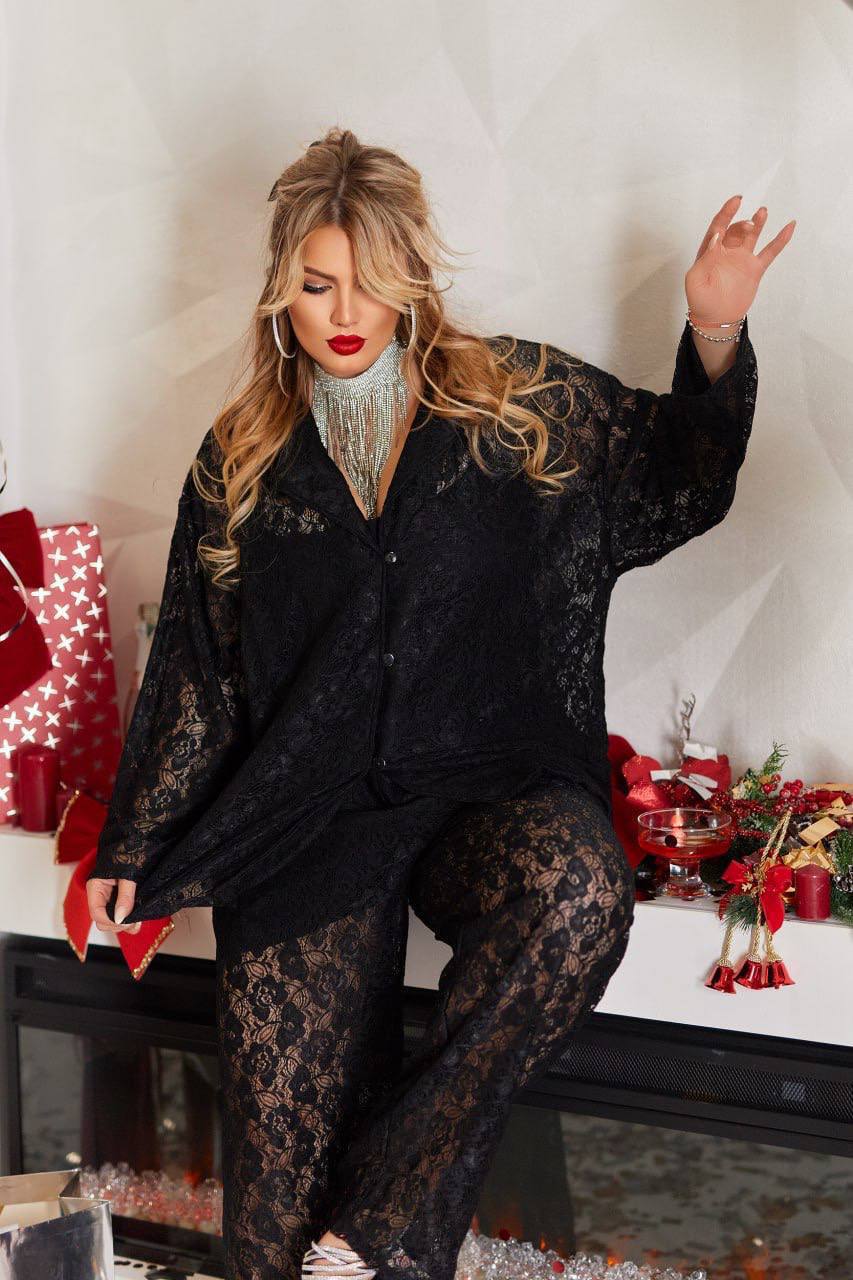 Вечерен комплект от дантела - Twiggy Shop