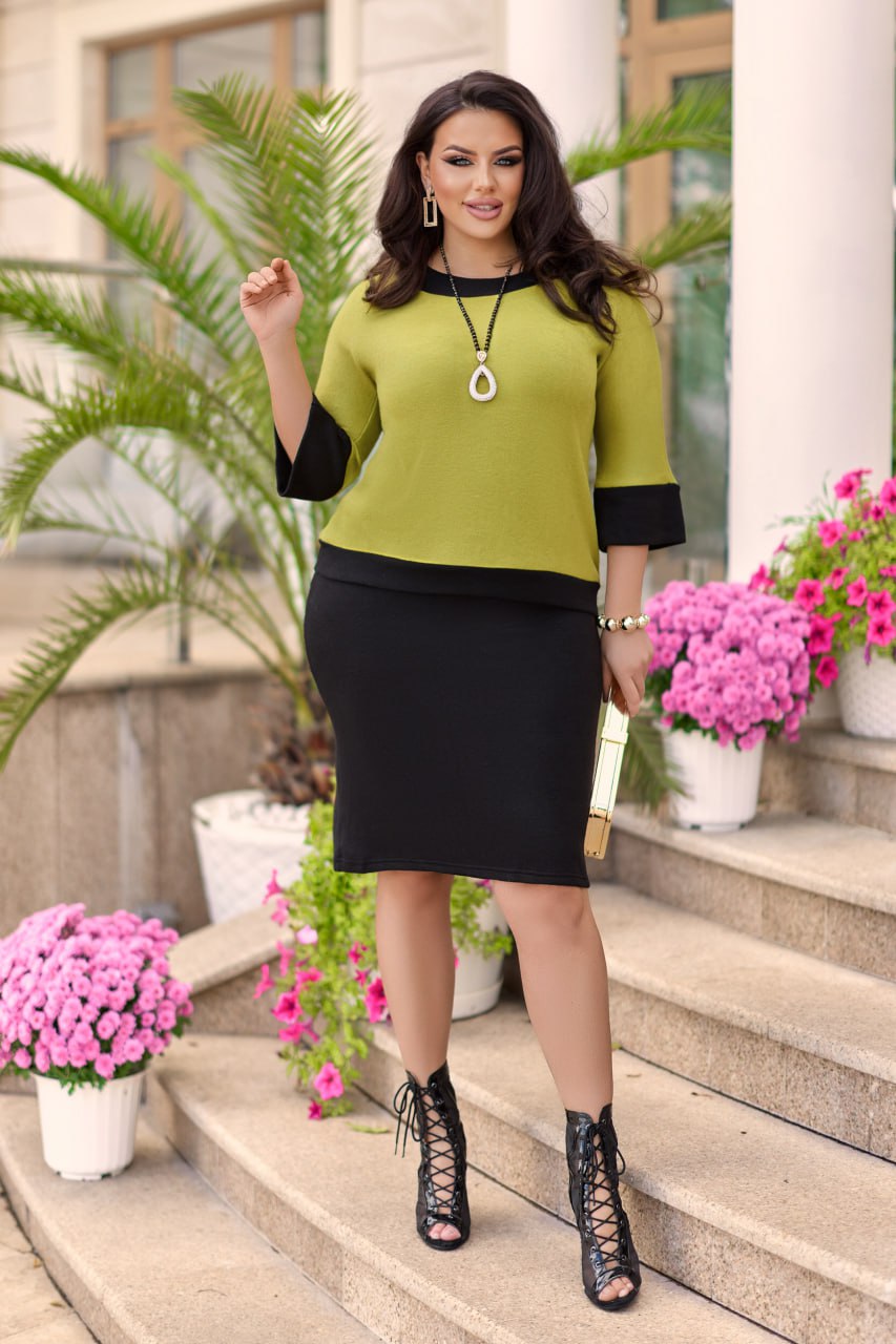 Комплект от блуза и пола - Twiggy Shop