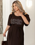 Дълга рокля с камъни - Twiggy Shop