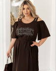 Дълга рокля с камъни - Twiggy Shop