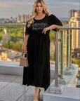 Дълга рокля с камъни - Twiggy Shop