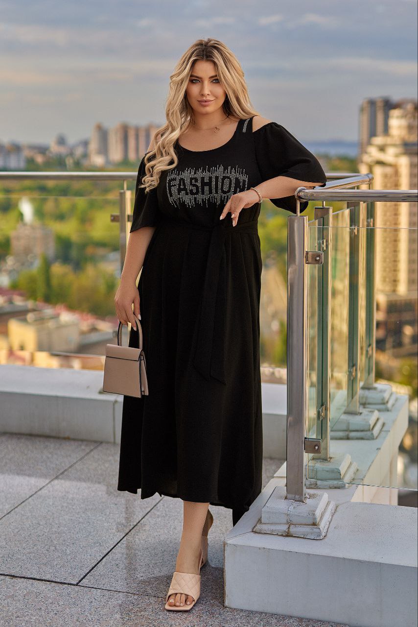 Дълга рокля с камъни - Twiggy Shop