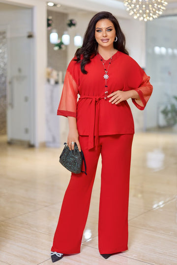 Комплект в две части с мрежа - Twiggy Shop