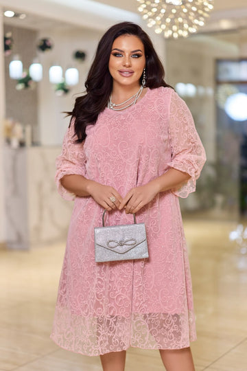 Рокля в свободна кройка от мрежа - Twiggy Shop