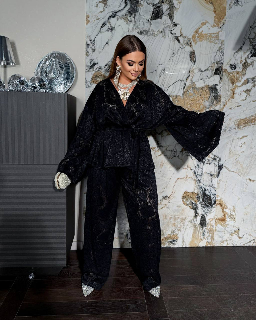 Вечерен комплект от дантела - Twiggy Shop