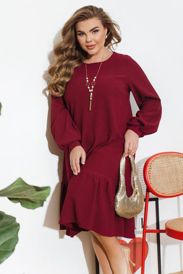 Рокля от лурекс с волани - Twiggy Shop