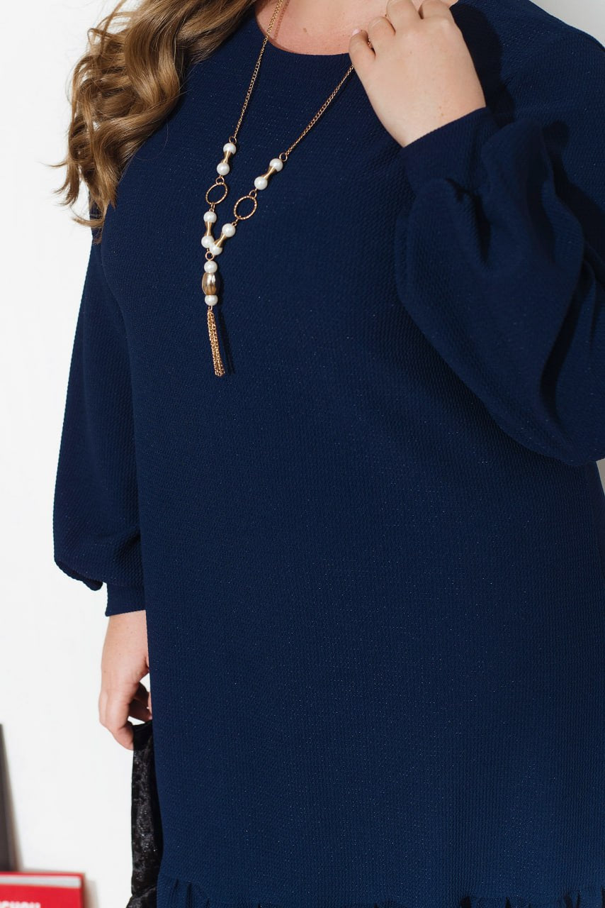 Рокля от лурекс с волани - Twiggy Shop