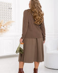 Трикотажен пуловер с рипсена плетка с цип - Twiggy Shop