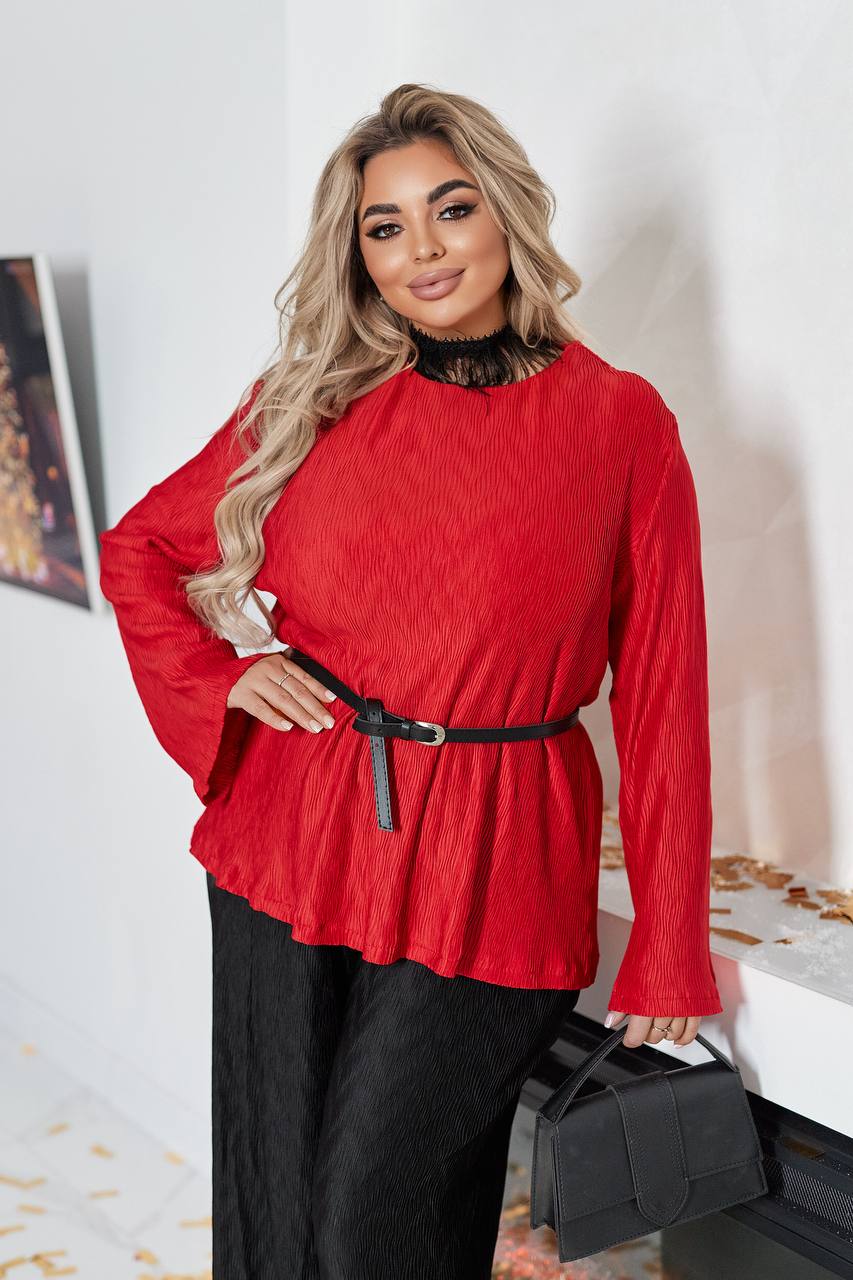 Комплект от структурирана материя с колан