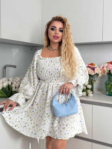 Къса рокля от муселин