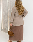 Short fluffy cardigan with belt  - Twiggy Shop