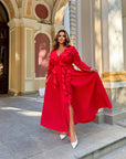 Дълга рокля с волани - Twiggy Shop