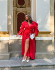 Дълга рокля с волани - Twiggy Shop