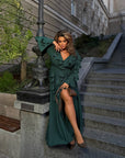 Дълга рокля с волани - Twiggy Shop