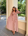 Дълга рокля с волани - Twiggy Shop