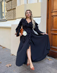 Дълга рокля с волани - Twiggy Shop