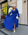 Дълга рокля с волани - Twiggy Shop