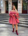 Къса рокля с блясък - Twiggy Shop