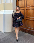 Къса рокля с ръкави - Twiggy Shop