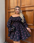 Къса рокля с ръкави - Twiggy Shop