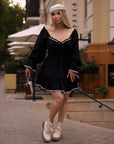 Къса рокля от муселин - Twiggy Shop