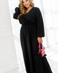 Long dress with open neckline  - Twiggy Shop