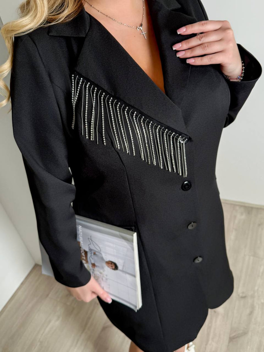 Рокля-сако с камъни