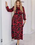 Разкроена рокля с колан - Twiggy Shop