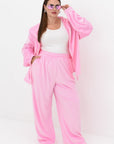 Комплект от меко кадифе с качулка