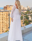 Дълга рокля с мрежа - Twiggy Shop