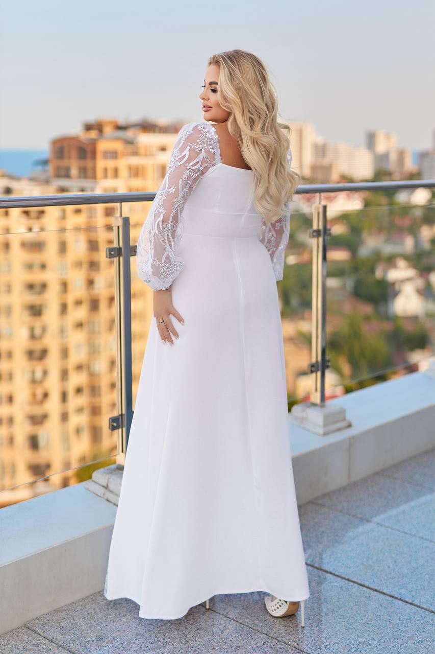 Дълга рокля с мрежа - Twiggy Shop