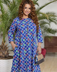 Рокля в свободна кройка на цветя - Twiggy Shop