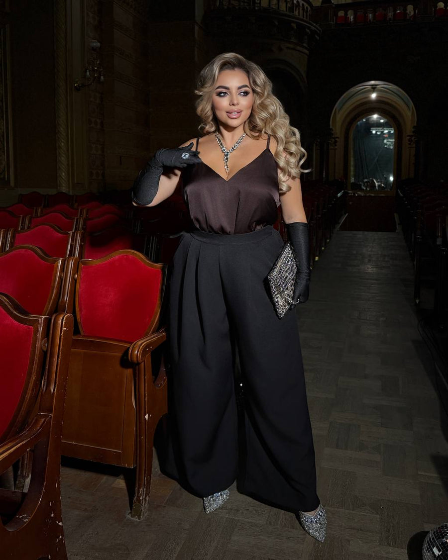 Панталон с широк крачол