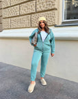 Ватиран комплект от трикотаж - Twiggy Shop