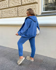 Ватиран комплект от трикотаж - Twiggy Shop