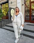 Ватиран комплект от трикотаж - Twiggy Shop