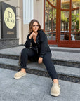 Ватиран комплект от трикотаж - Twiggy Shop