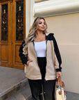 Ватиран комплект от трикотаж с каракул - Twiggy Shop