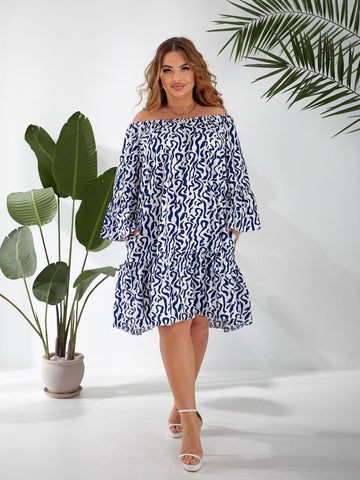 Рокля в свободна кройка