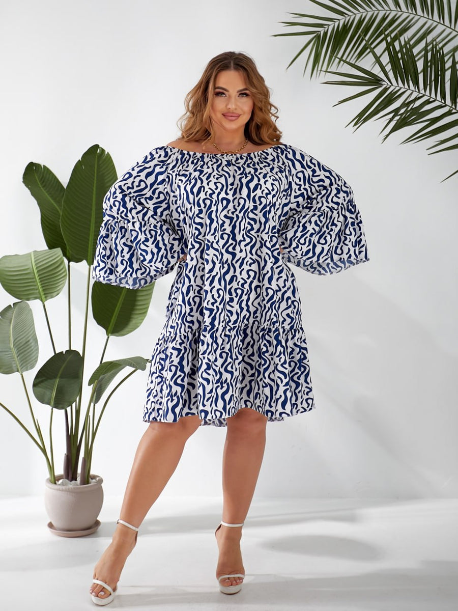 Рокля в свободна кройка