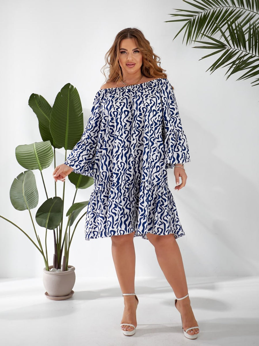 Рокля в свободна кройка