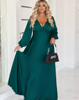Дълга рокля с деколте - Twiggy Shop