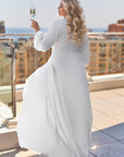 Дълга рокля с деколте - Twiggy Shop