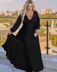 Дълга рокля с деколте - Twiggy Shop
