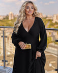Дълга рокля с деколте - Twiggy Shop