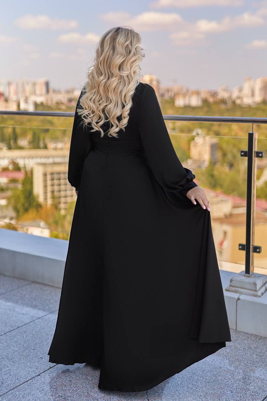 Дълга рокля с деколте - Twiggy Shop